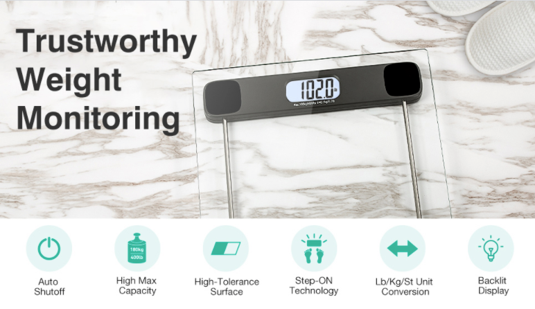 Tempered Glass  Body Weight Scale – Diata Health