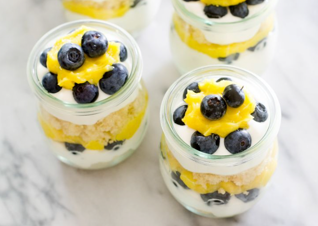 Blueberry-Lemon Summer Parfaits