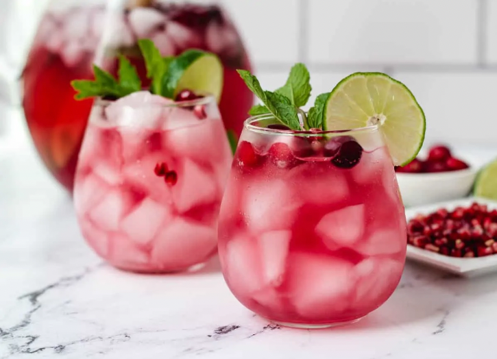 Cranberry Lime Moctail Recipe