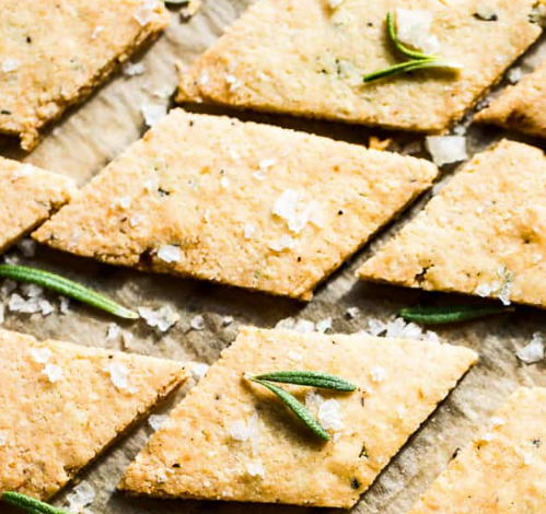Rosemary Almond Flour | Crackers {1 Net Carb}