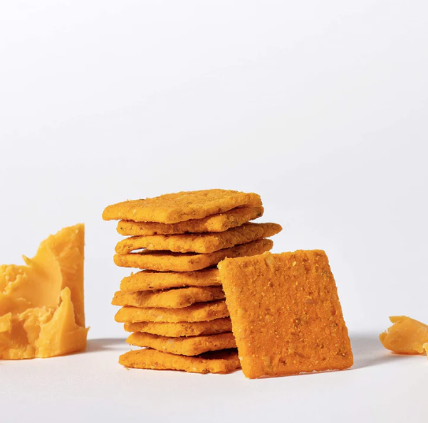 NEW: Cheddar Almond Flour | Crackers {2 Net Carbs}
