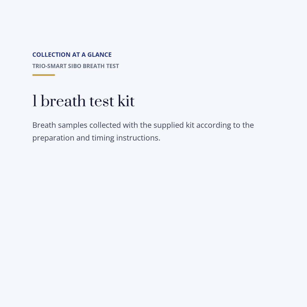 DIATA LAB COLLECTION | trio-smart SIBO Breath Test | 008f0e254680