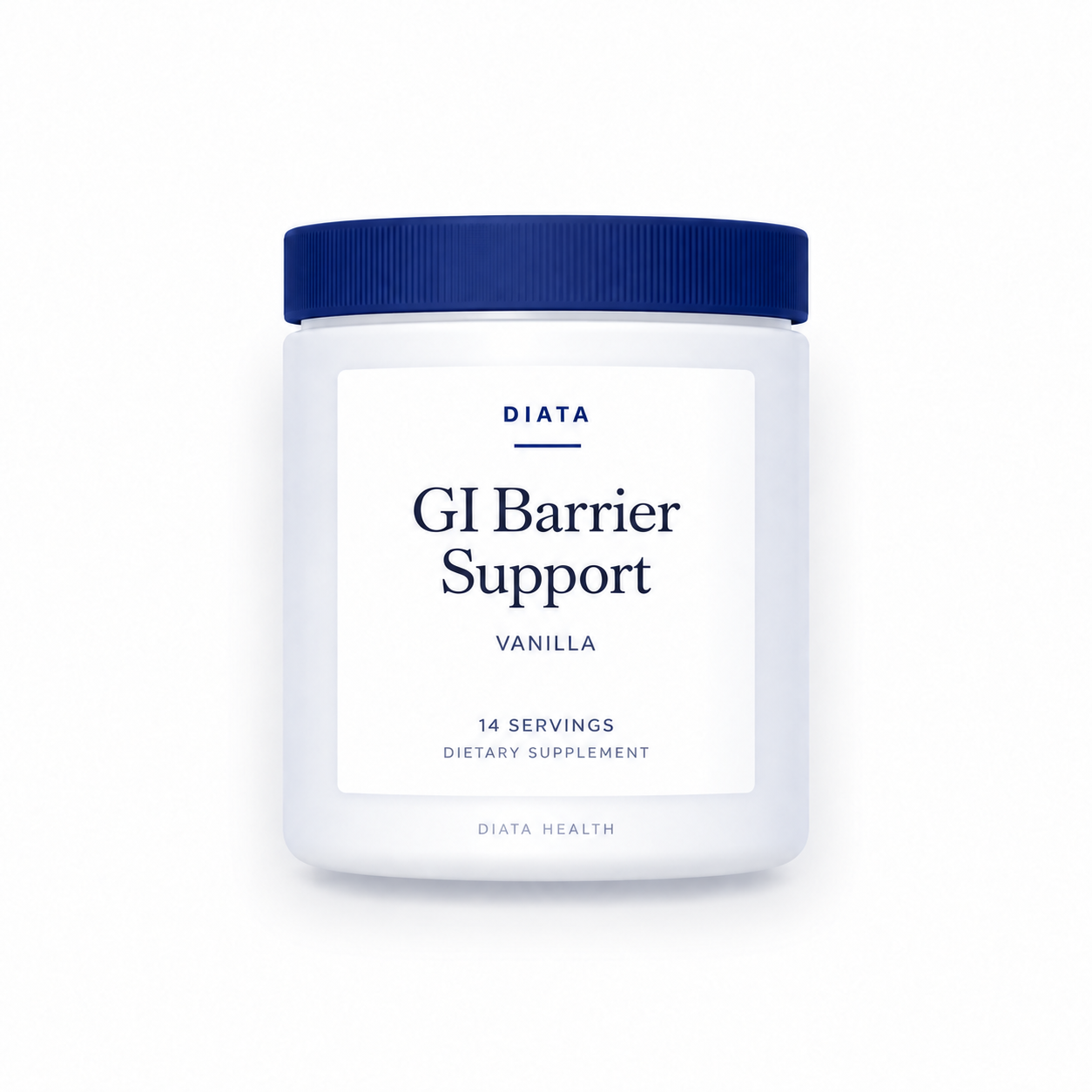 diata-supplement-pdp-v2:gi-barrier-support-vanilla:6c86ab3ead76:bottle | Diata GI Barrier Support — Vanilla | 14 Servings