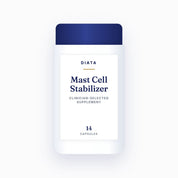 Diata Mast Cell Stabilizer vial labeled 14 capsules