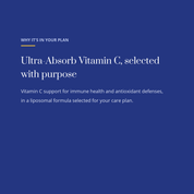 Ultra-Absorb Vitamin C — why it is in your plan