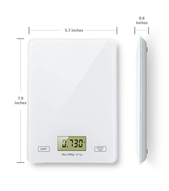 Premium Tempered Glass | Food Scale