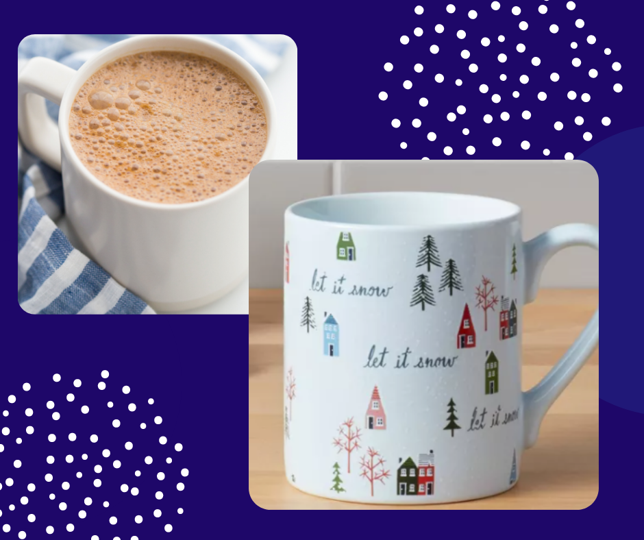 Holiday Set: Let It Snow Mug + Hot Coco