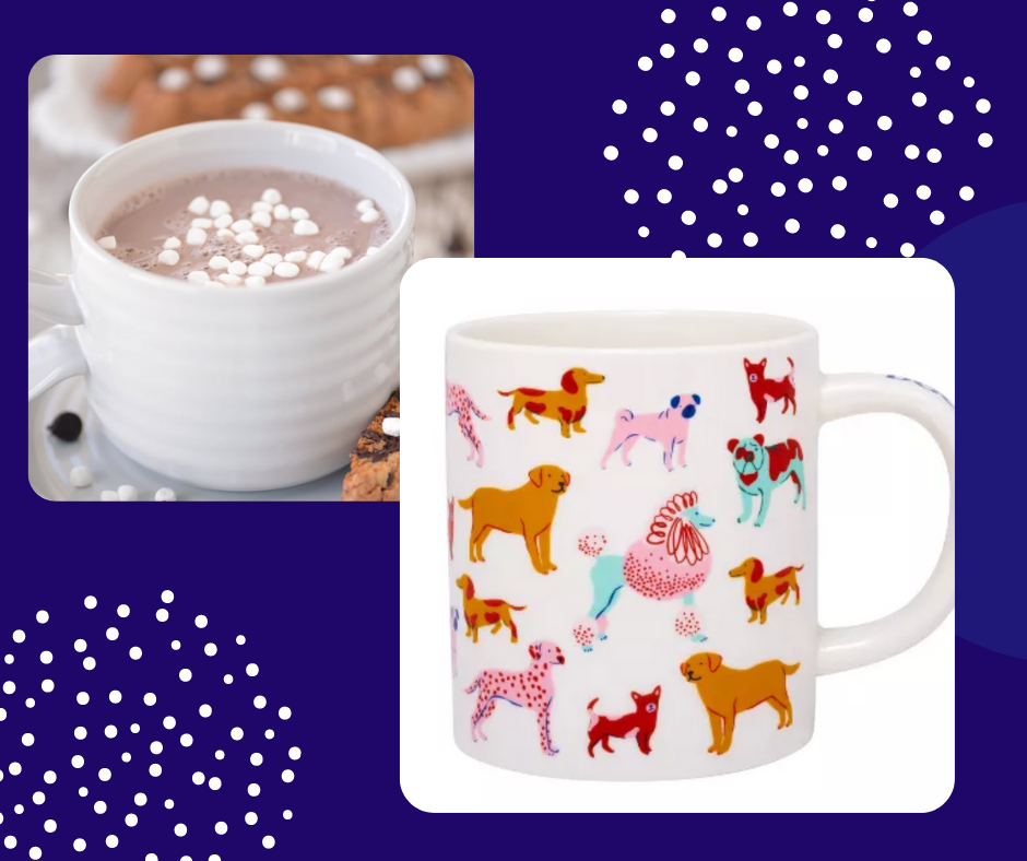Holiday Set: Dog Lover Mug + Hot Coco