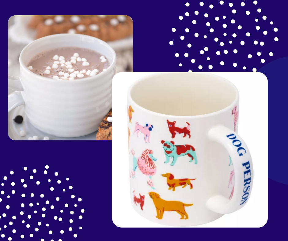 Holiday Set: Dog Lover Mug + Hot Coco