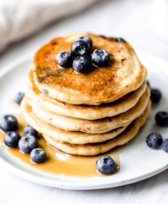 Fluffy Old Fashioneds | Protein Pancakes