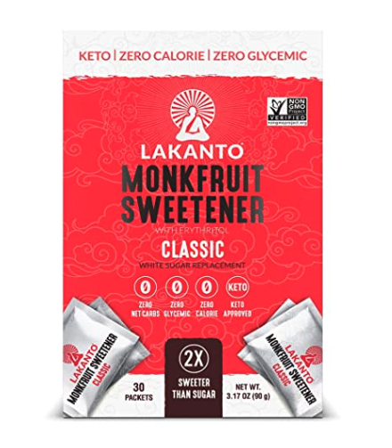 Lakanto | Monkfruit Sugar Packets