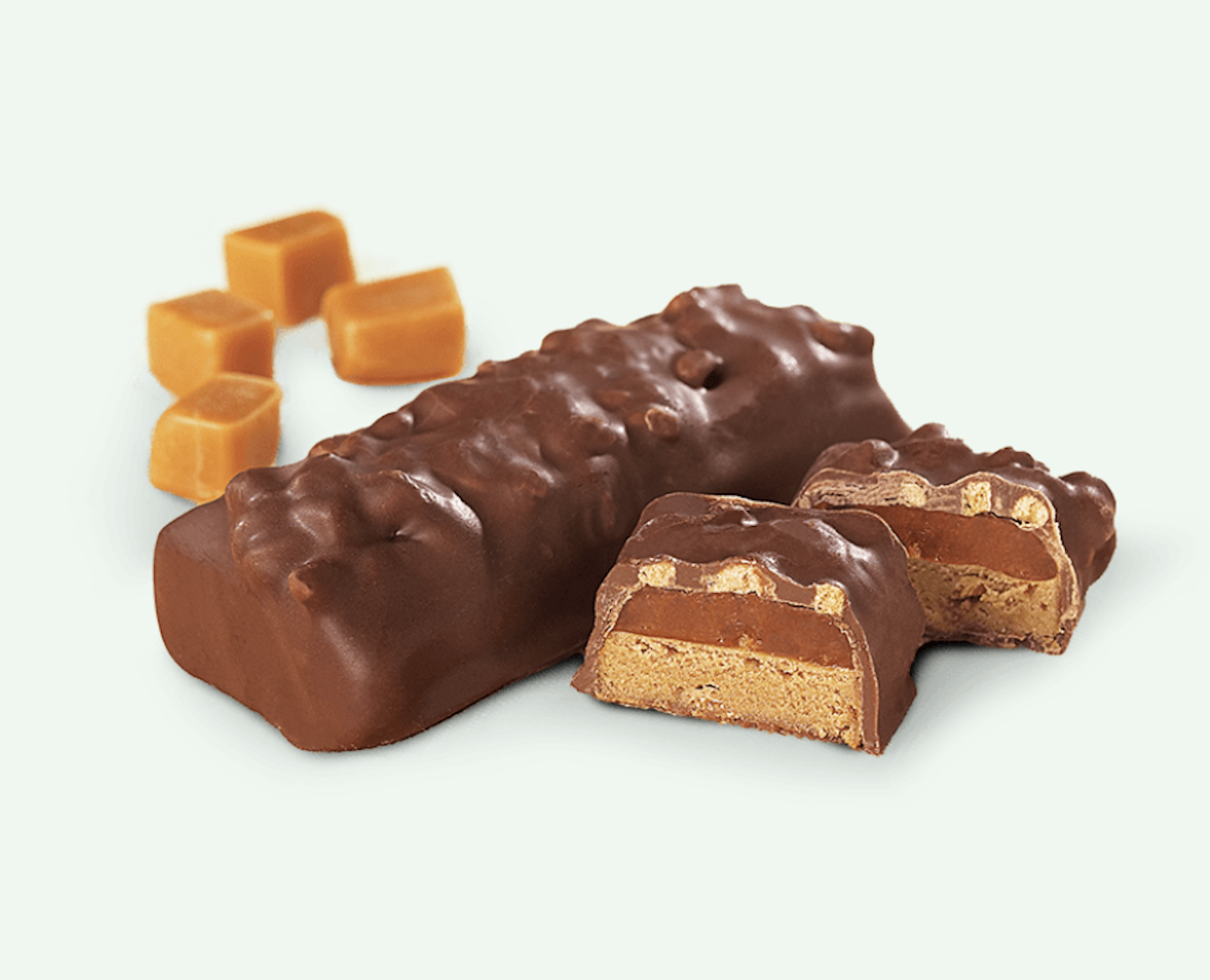 FIVE MORE MINUTES | milk chocolate + caramel + peanut | 7 Protein Bars